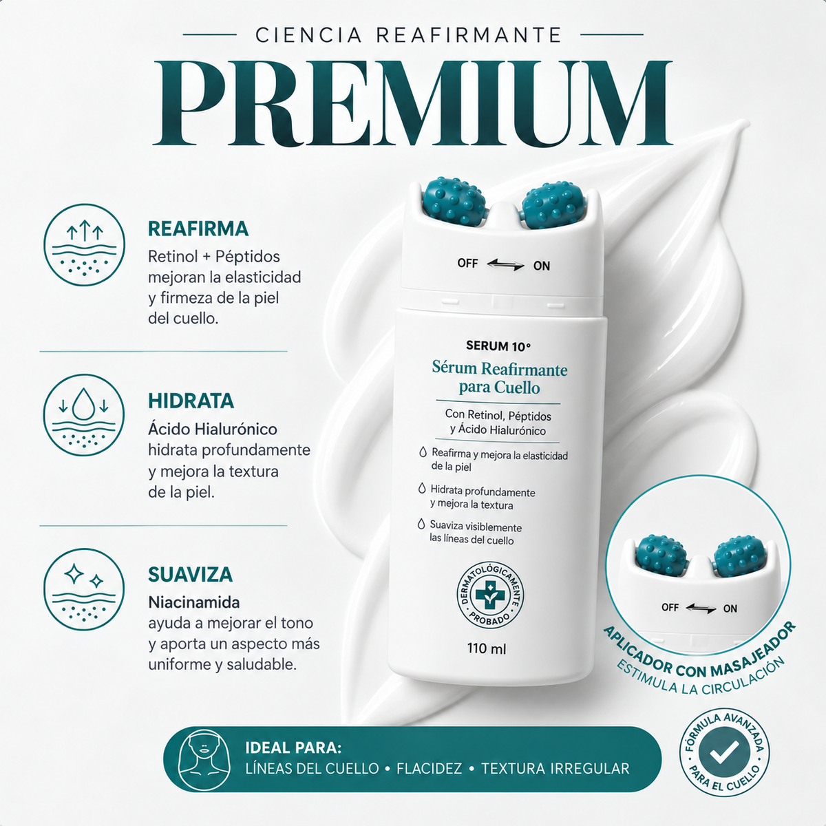 Serum 10° | Recupera la Firmeza y Suavidad de tu Cuello