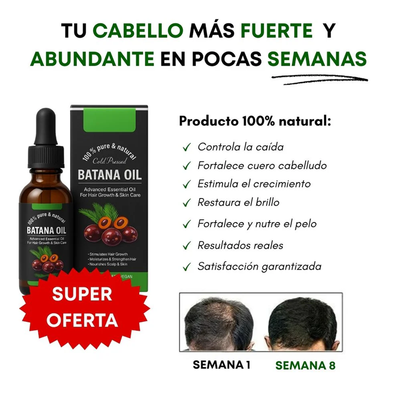 ✨🍀Aceite Batana ORIGINAL: El Secreto Ancestral para Prevenir la Caída del Cabello y Estimular el Crecimiento ✔