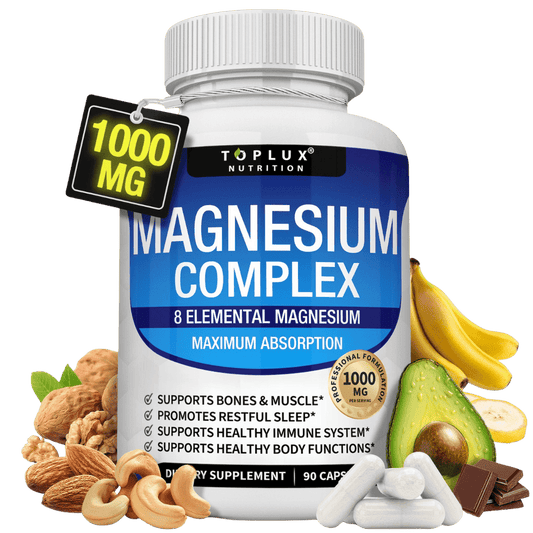Magnesium Complex™ 💪 El poder natural 8 en 1 para tu energía, sueño y bienestar