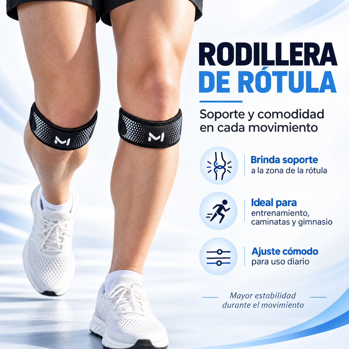 🏃 MoviKnee™ | ¿Sientes tus rodillas inestables? Dale el soporte que necesitan.