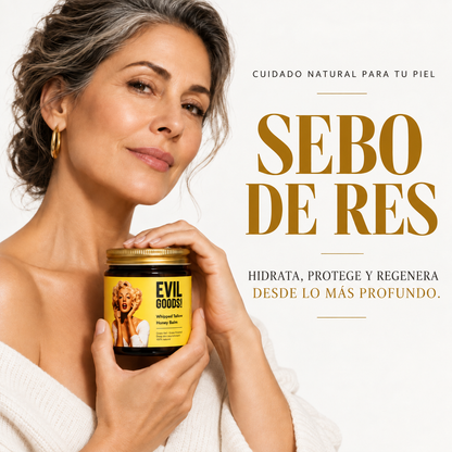 ✨ Evil Goods™ | Sebo de Res Premium para una Piel Más Suave, Hidratada y Radiante