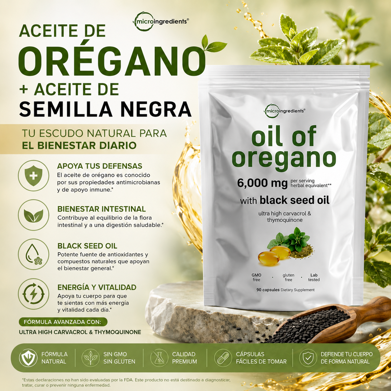 Aceite de Oregano - Detox Natural