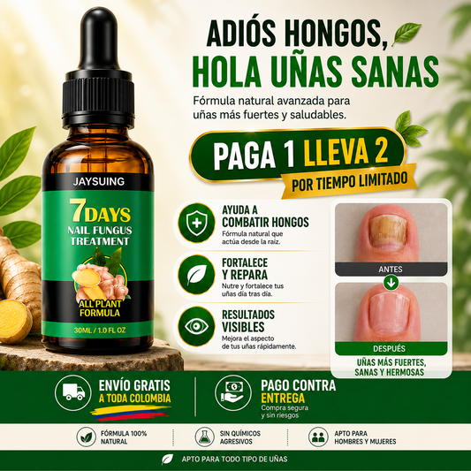 7 Days™ | Uñas más sanas, fuertes y libres de hongos ✨